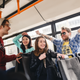 Pictured: You and your friends, enjoying the bus! Photo credit Shutterstock